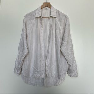 Aritzia Wilfred Free Relaxed Linen Shirt